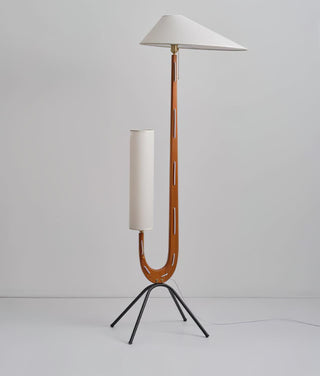Novael Lampadaire en Tissu Scandinave