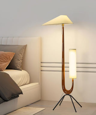 Novael Lampadaire en Tissu Scandinave