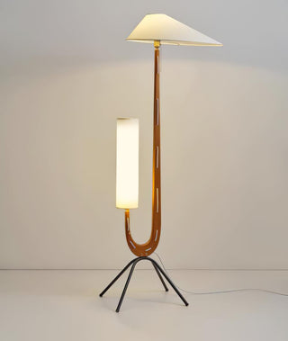 Novael Lampadaire en Tissu Scandinave