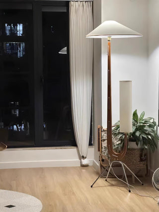 Novael Lampadaire en Tissu Scandinave
