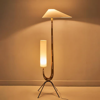 Novael Lampadaire en Tissu Scandinave