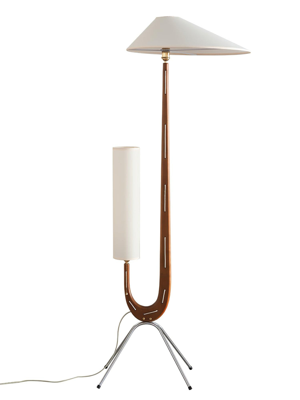 Novael Lampadaire en Tissu Scandinave