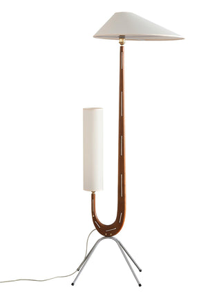 Novael Lampadaire en Tissu Scandinave