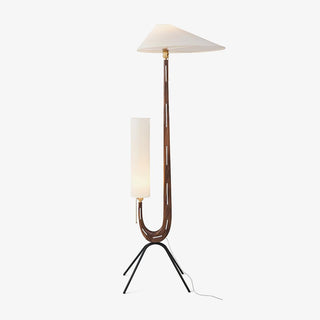 Novael Lampadaire en Tissu Scandinave