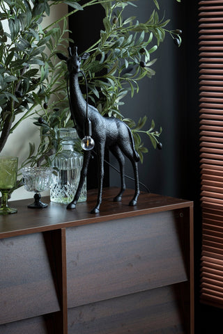 Fexl Lampadaire Sculpture Girafe Royale Luxueux
