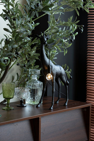Fexl Lampadaire Sculpture Girafe Royale Luxueux