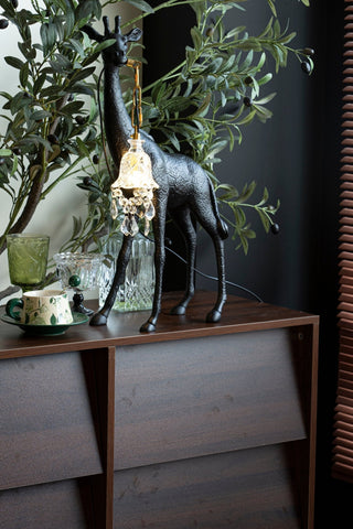 Fexl Lampadaire Sculpture Girafe Royale Luxueux