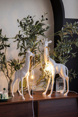 Fexl Lampadaire Sculpture Girafe Royale Luxueux