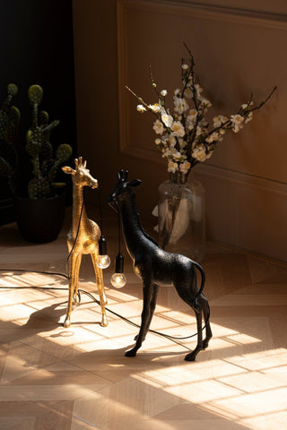 Fexl Lampadaire Sculpture Girafe Royale Luxueux