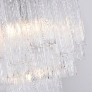 Aurora Lustre en Verre Clair Moderne
