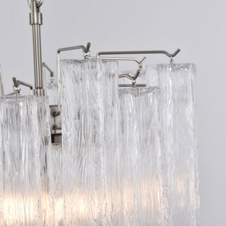 Aurora Lustre en Verre Clair Moderne
