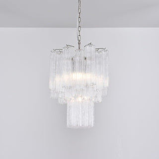 Aurora Lustre en Verre Clair Moderne