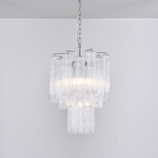 Aurora Lustre en Verre Clair Moderne