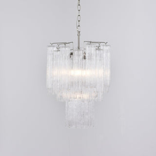 Aurora Lustre en Verre Clair Moderne