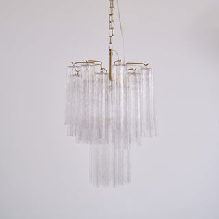 Aurora Lustre en Verre Clair Moderne