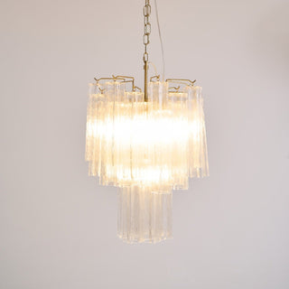 Aurora Lustre en Verre Clair Moderne