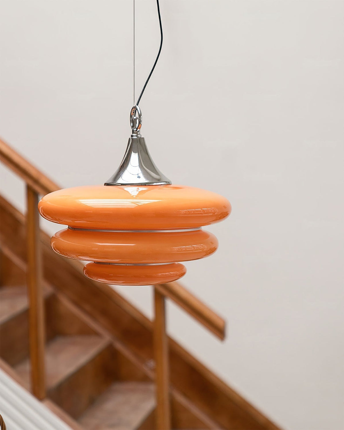 Dimensions diagram for the Gispen Orange Pendant Light.