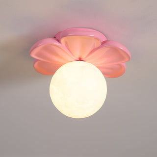Quip Lampe De Plafond En Résine Fleur Bloom Créativité Individuelle