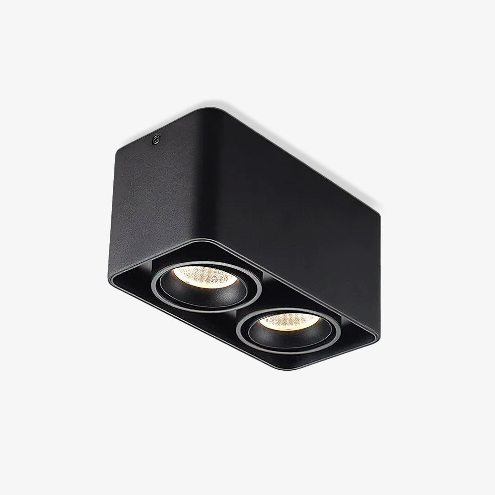 Silvella Projecteur Encastré Jumeau LED Angulaire Minimaliste
