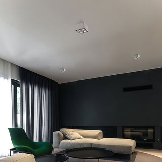 Solara Projecteur Encastré Jumeau LED Angulaire Minimaliste