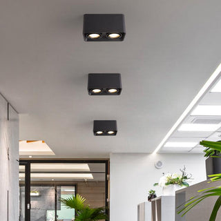 Solara Projecteur Encastré Jumeau LED Angulaire Minimaliste