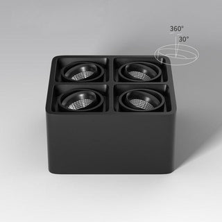 Solara Projecteur Encastré Jumeau LED Angulaire Minimaliste