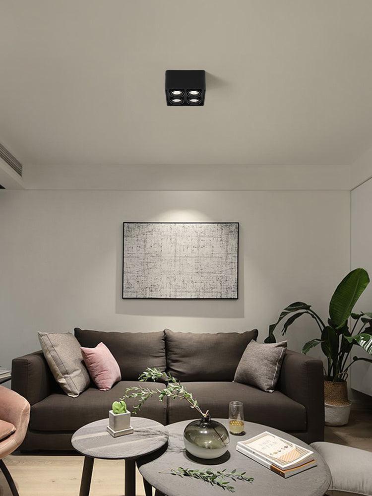 Silvella Projecteur Encastré Jumeau LED Angulaire Minimaliste