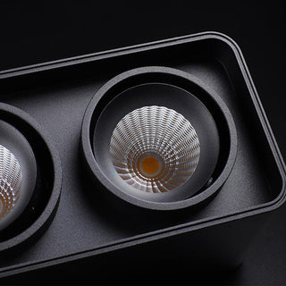 Solara Projecteur Encastré Jumeau LED Angulaire Minimaliste