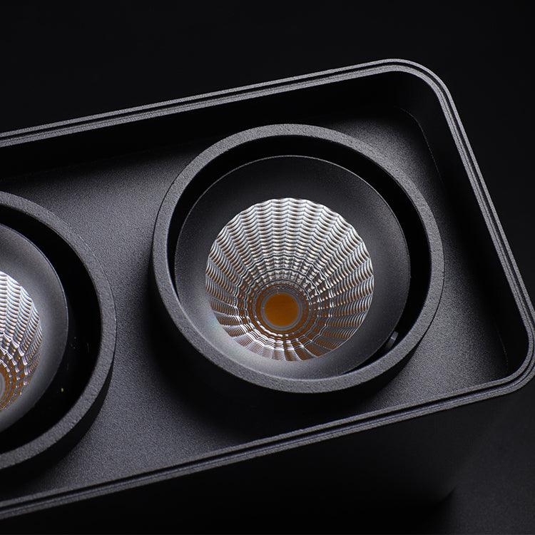 Silvella Projecteur Encastré Jumeau LED Angulaire Minimaliste