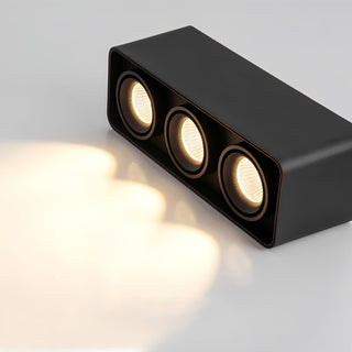 Solara Projecteur Encastré Jumeau LED Angulaire Minimaliste