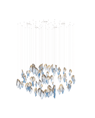 Glacier Customize Chandelier-Neutral Decor
