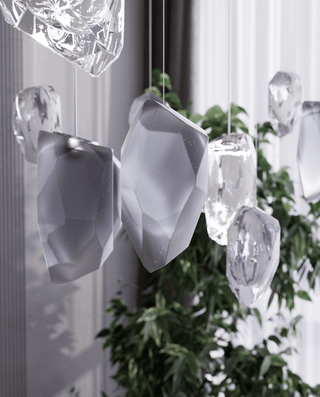 Glacier Customize Chandelier-Neutral Decor
