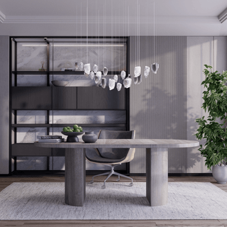 Glacier Customize Chandelier-Neutral Decor