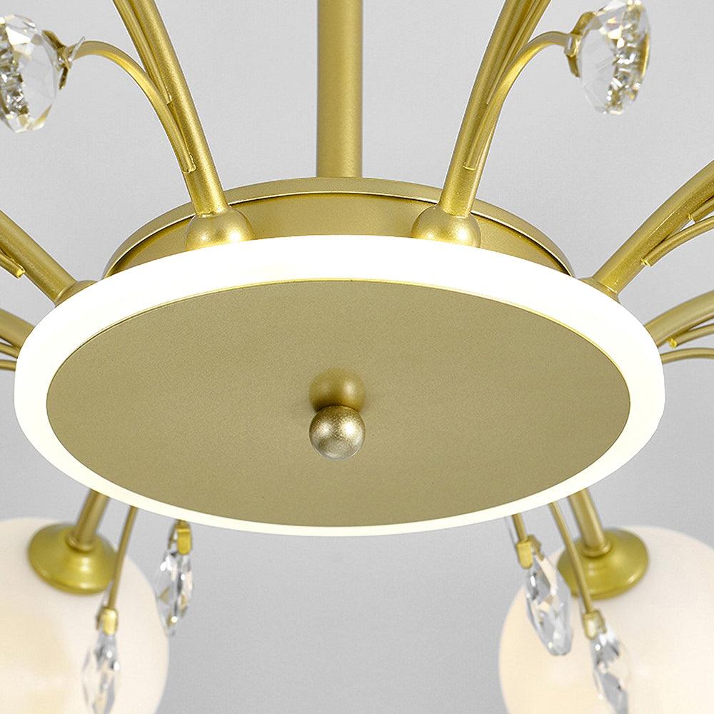 Loraya Suspension en Verre Goutte de Pluie