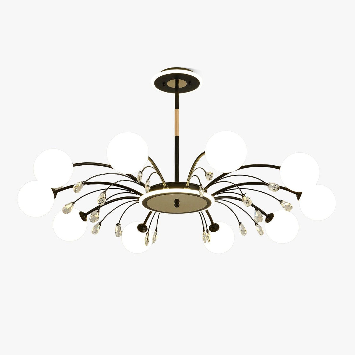 Loraya Suspension en Verre Goutte de Pluie
