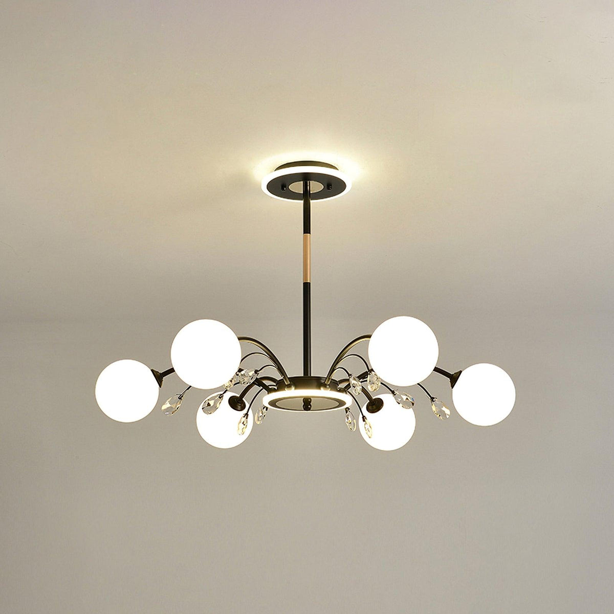 Loraya Suspension en Verre Goutte de Pluie