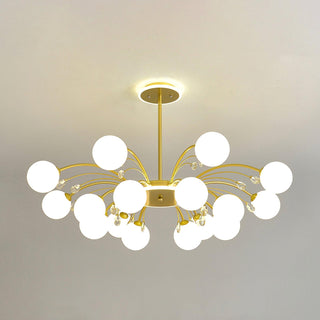 Lustra Suspension en Verre Goutte de Pluie