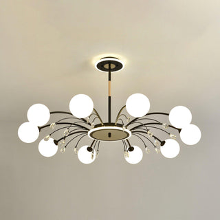 Lustra Suspension en Verre Goutte de Pluie