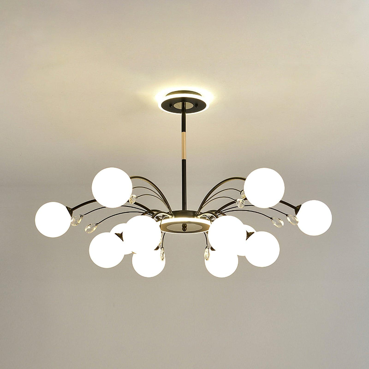 Loraya Suspension en Verre Goutte de Pluie