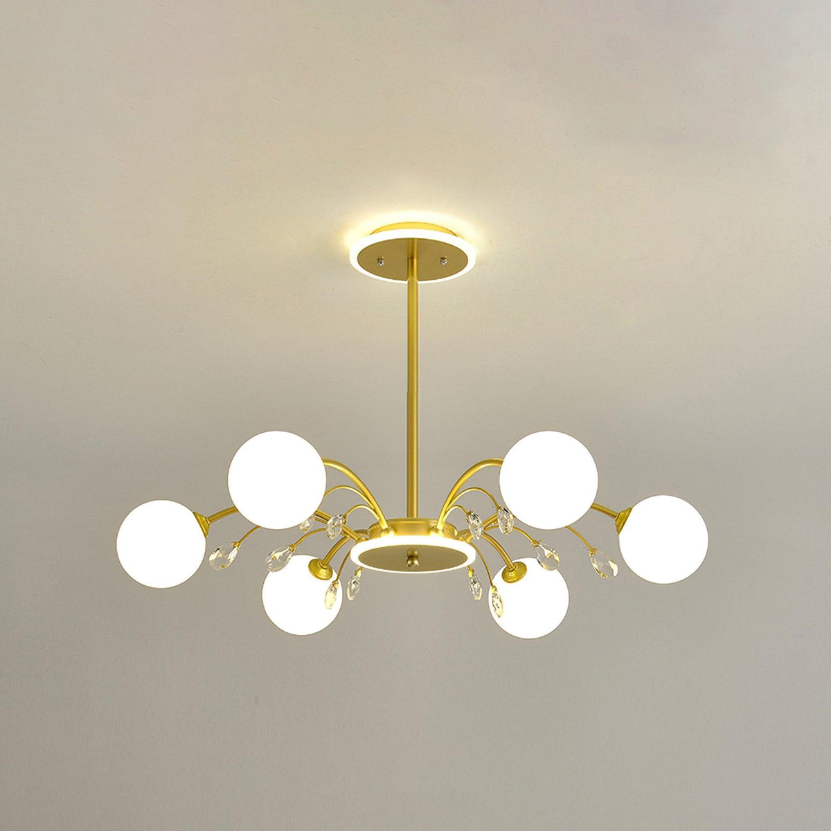 Loraya Suspension en Verre Goutte de Pluie