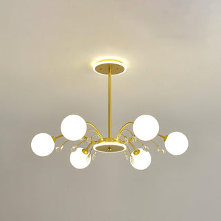 Lustra Suspension en Verre Goutte de Pluie