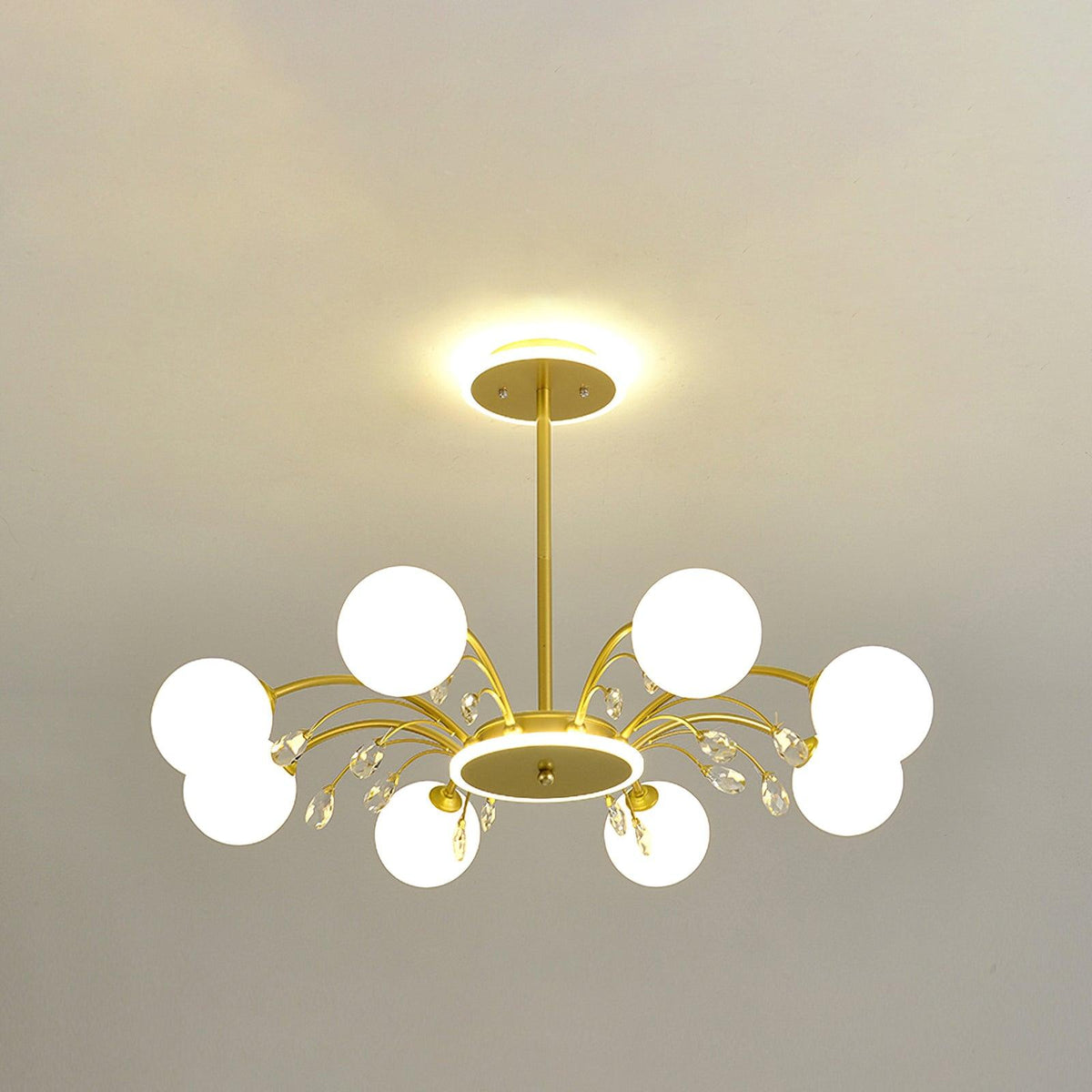 Loraya Suspension en Verre Goutte de Pluie