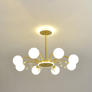 Lustra Suspension en Verre Goutte de Pluie