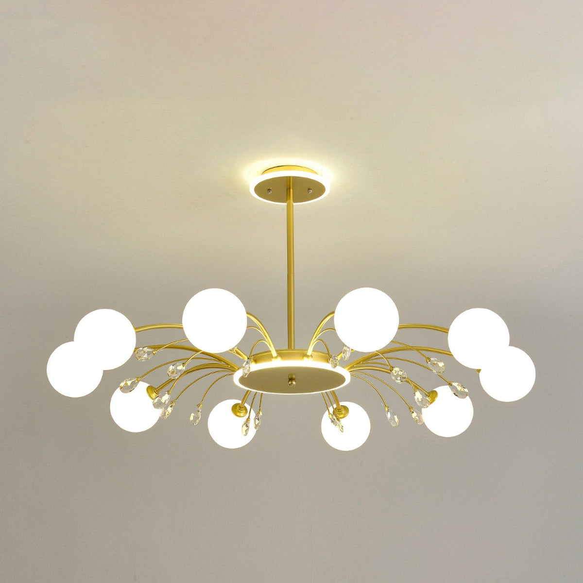 Loraya Suspension en Verre Goutte de Pluie