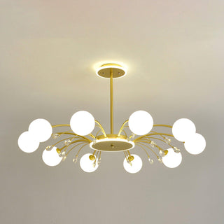 Lustra Suspension en Verre Goutte de Pluie