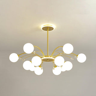 Lustra Suspension en Verre Goutte de Pluie