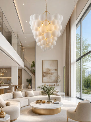Glass Ball Bubble Chandelier-Neutral Decor
