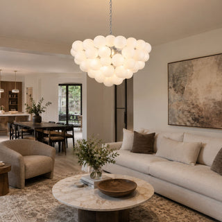 Glass Ball Bubble Chandelier-Neutral Decor