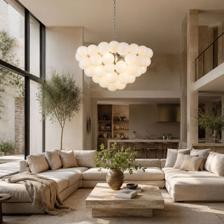 Glass Ball Bubble Chandelier-Neutral Decor