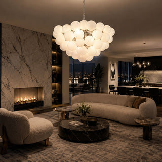 Glass Ball Bubble Chandelier-Neutral Decor